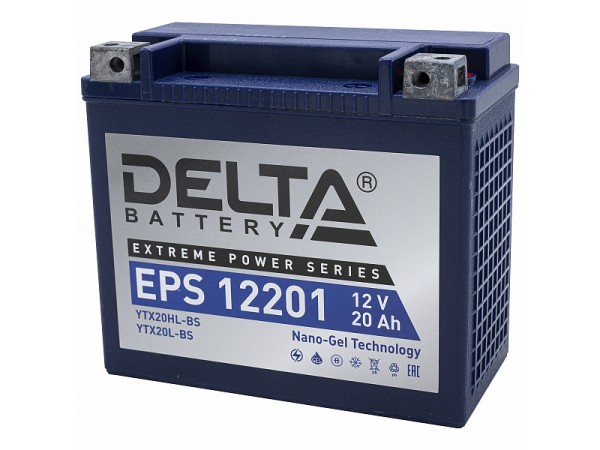 Стартерные аккумуляторные батареи Delta EPS 12201