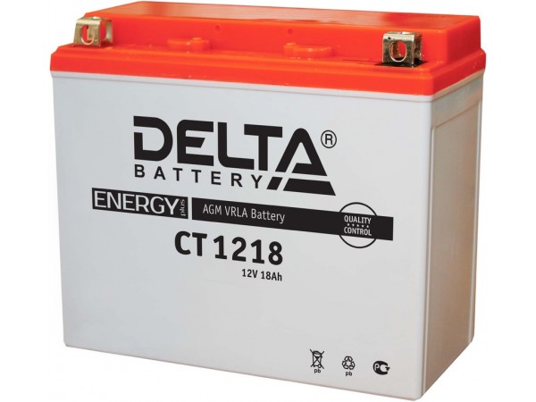 Стартерные аккумуляторные батареи Delta серии СТ 1218