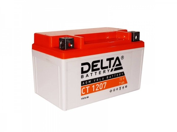 Стартерные аккумуляторные батареи Delta СТ 1207.2