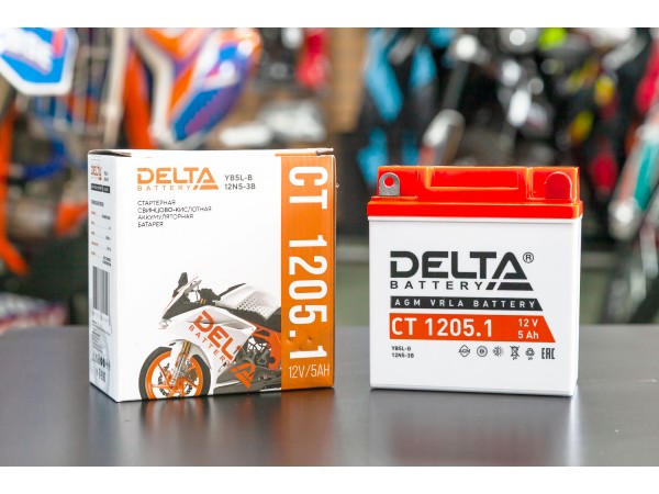 Стартерные аккумуляторные батареи Delta СТ 1205.1