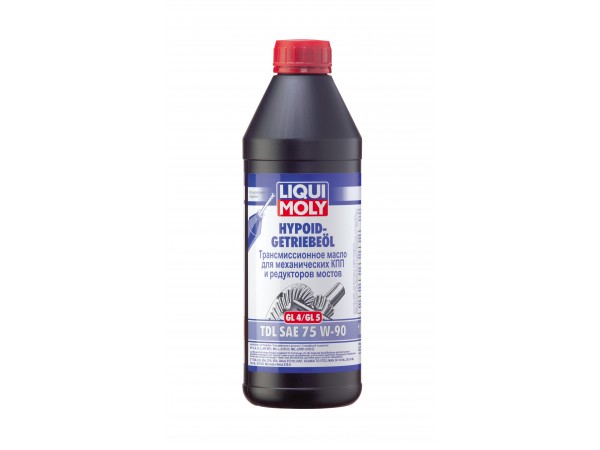 Liqui Moly Полусинтетическое трансмиссионное масло Hypoid-Getriebeoil TDL 75W-90 1L