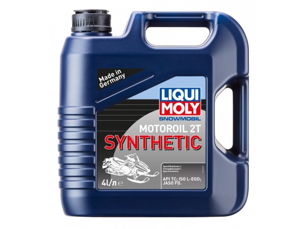 Liqui Moly Синтетическое моторное масло для снегоходов Snowmobil Motoroil 2T Synthetic 4L
