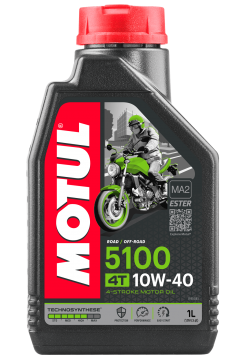 Motul Моторное масло 5100 4T SAE 10W-40  Technosynt/Ester 1л