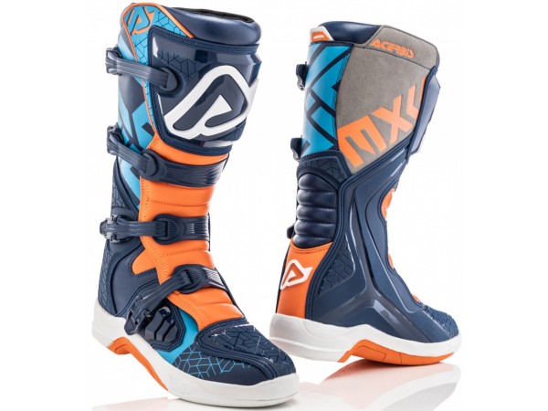 ACERBIS Мотоботы кроссовые X-Team, Blue/Orange